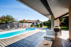 Frenchyhomes☆villapiscine☆8pers☆centrebassin